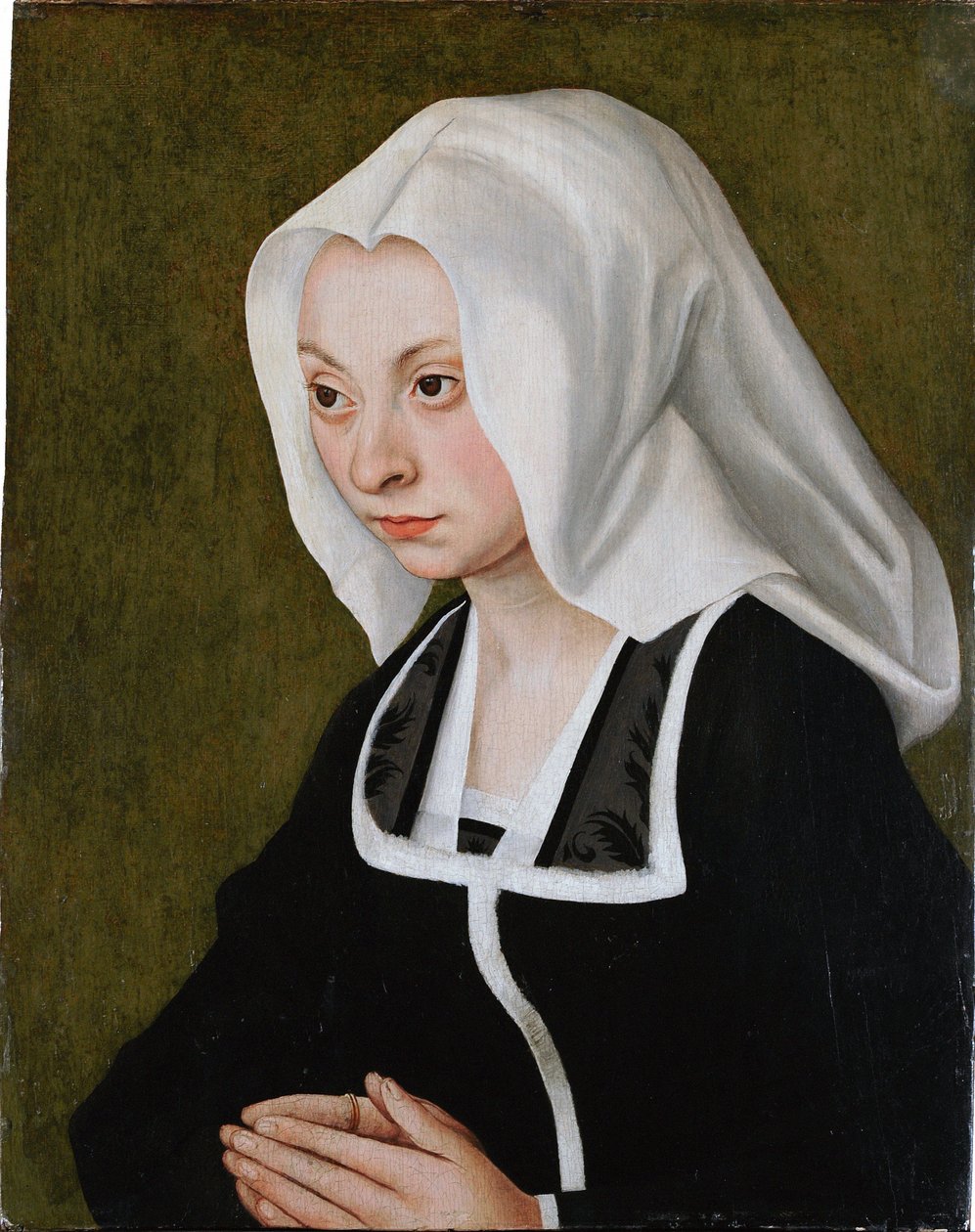 Porträtt av en kvinna av Lucas Cranach the Elder