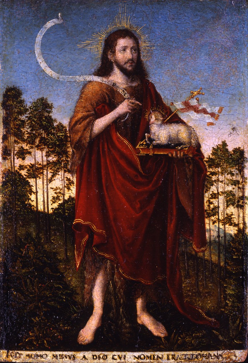 Johannes Döparen, 1550-1552 av Lucas Cranach the Elder