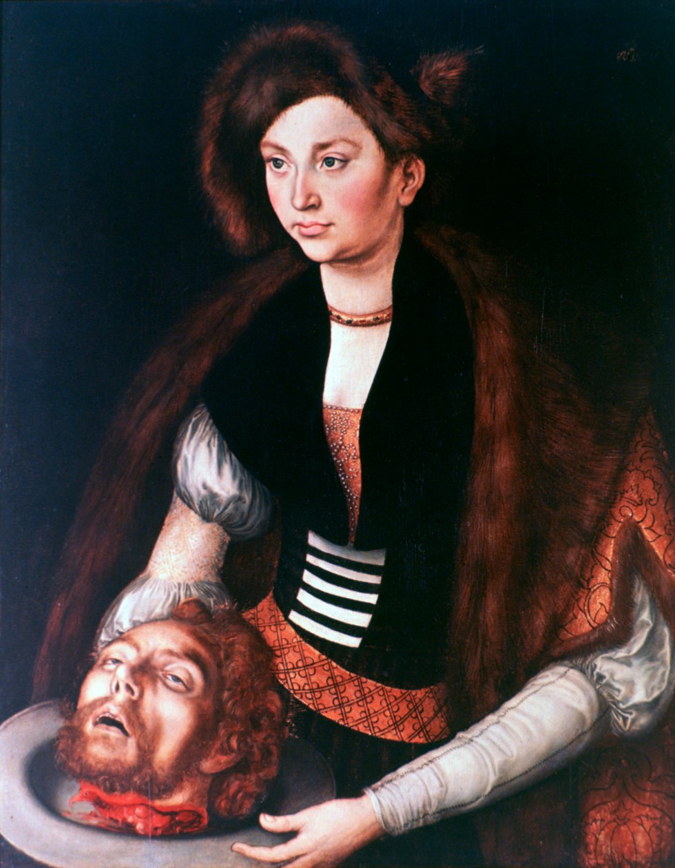 Salome, c1504-1553 av Lucas Cranach the Elder
