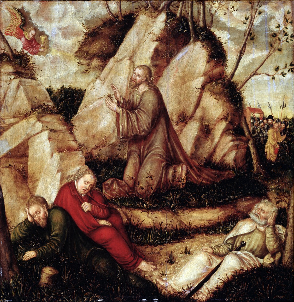Kval i trädgården av Lucas Cranach the Elder