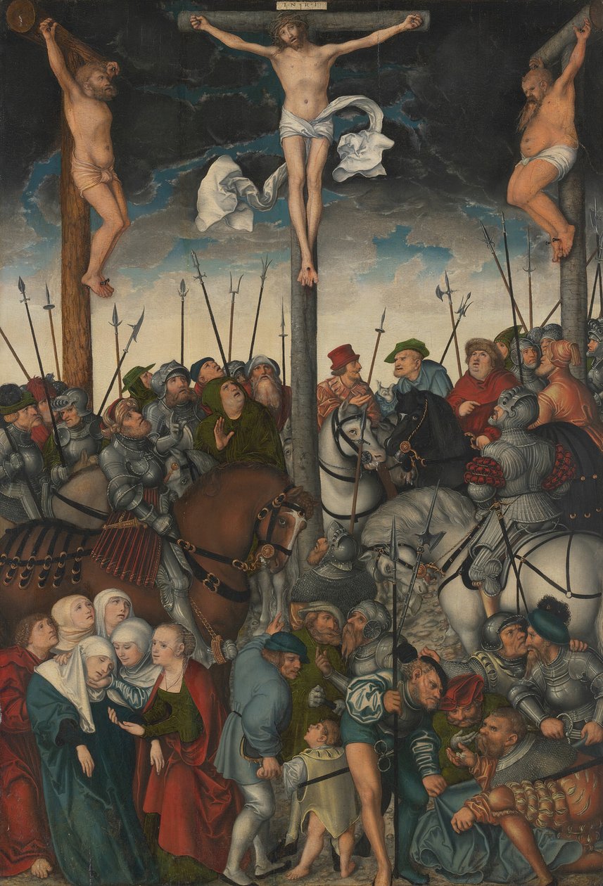 Korsfästelsen, 1538. av Lucas Cranach the Elder