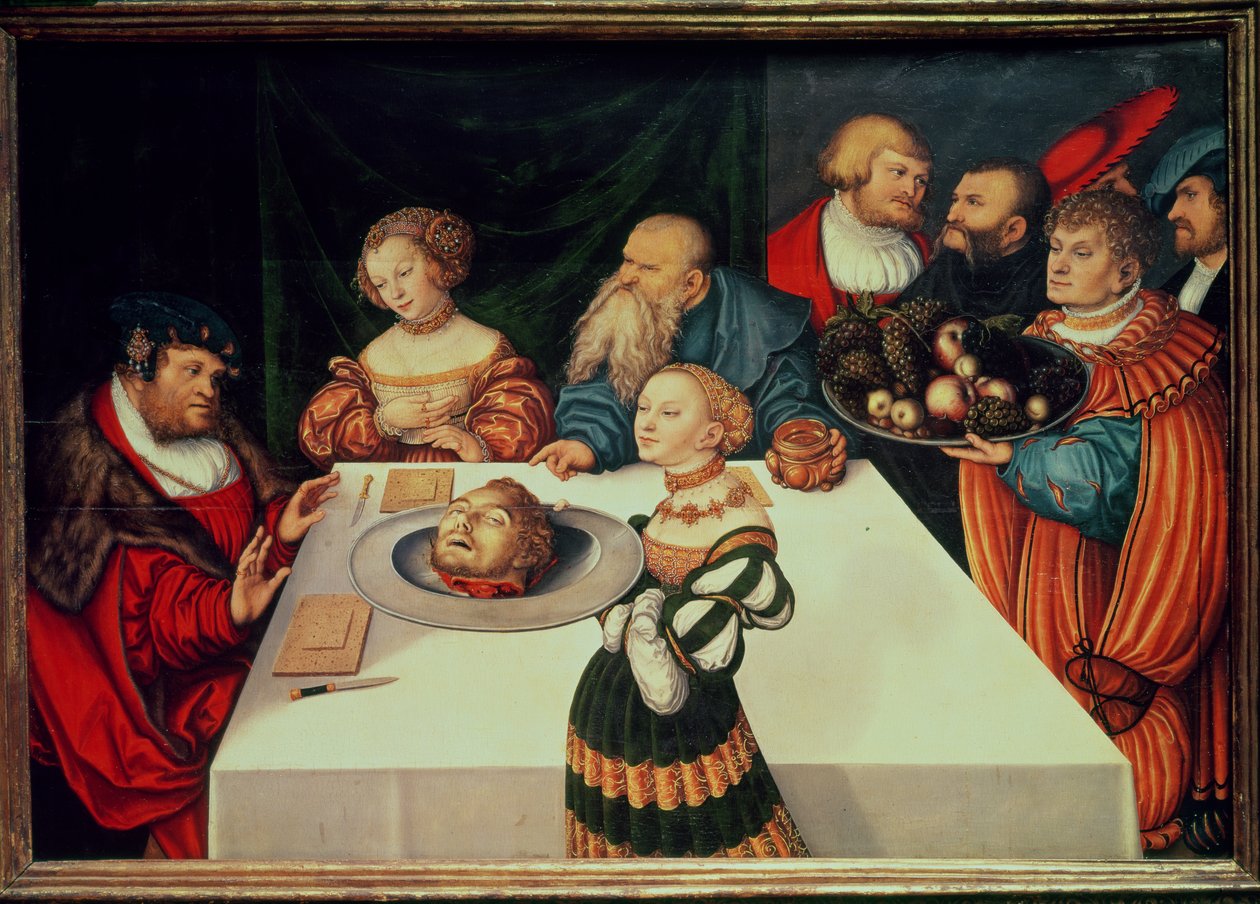 Herodes högtid av Lucas Cranach the Elder
