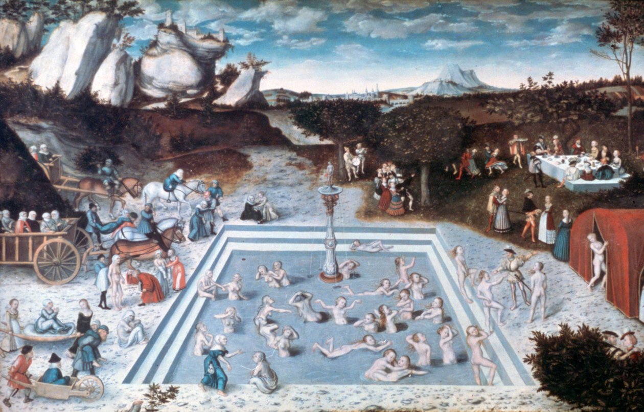 Ungdomens fontän, 1546 av Lucas Cranach the Elder