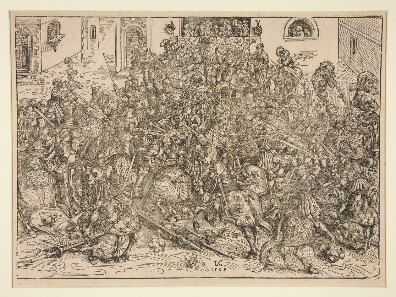Den fjärde turneringen av Lucas Cranach the Elder