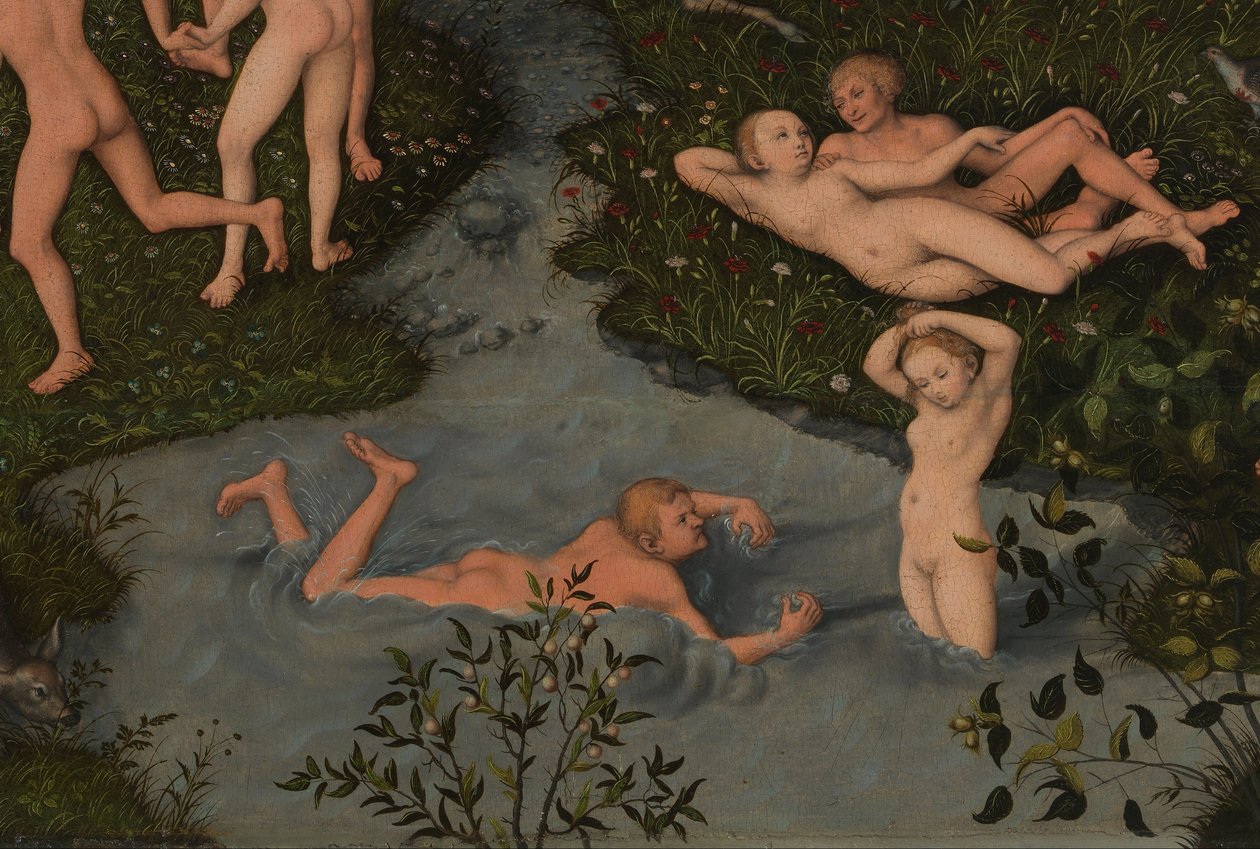 Guldåldersdetaljen av Lucas Cranach the Elder