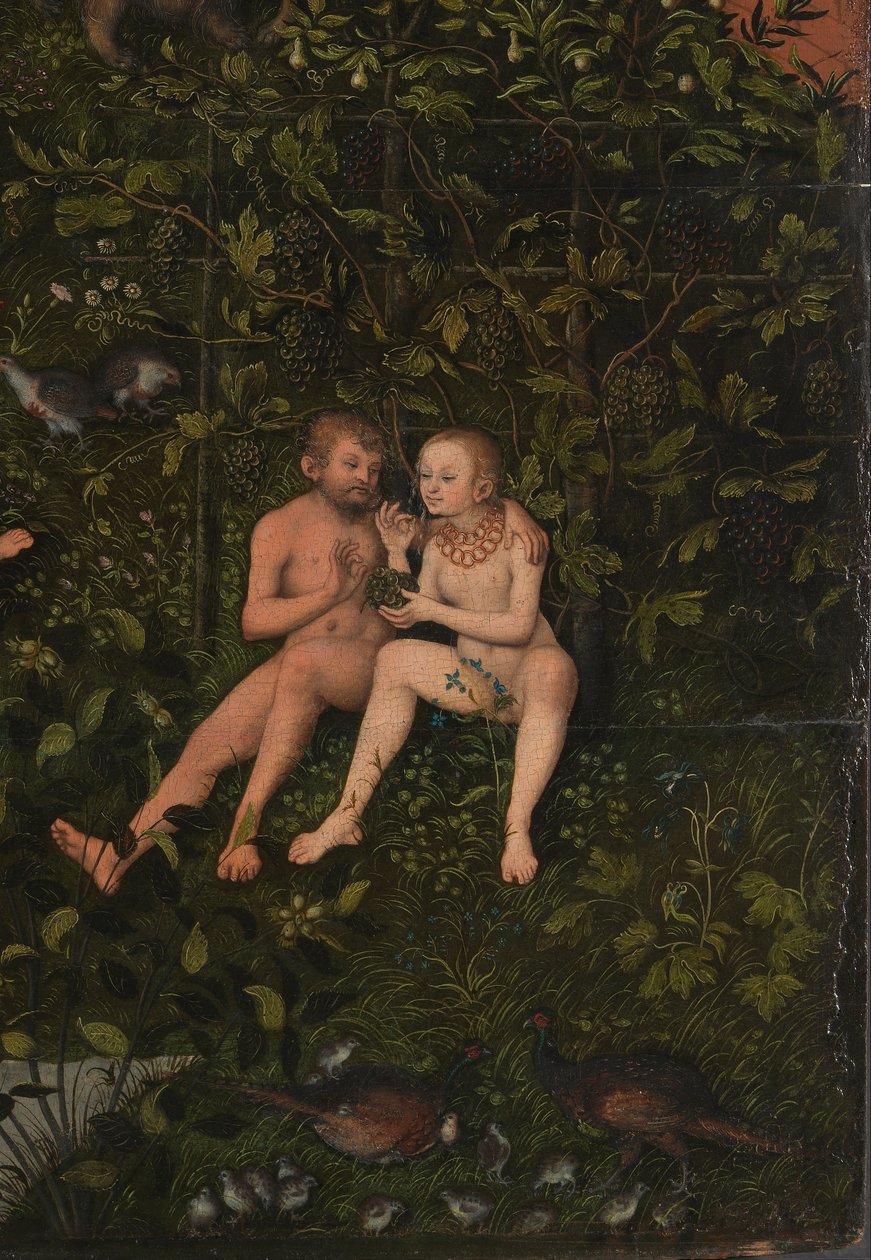 Guldåldersdetaljen av Lucas Cranach the Elder