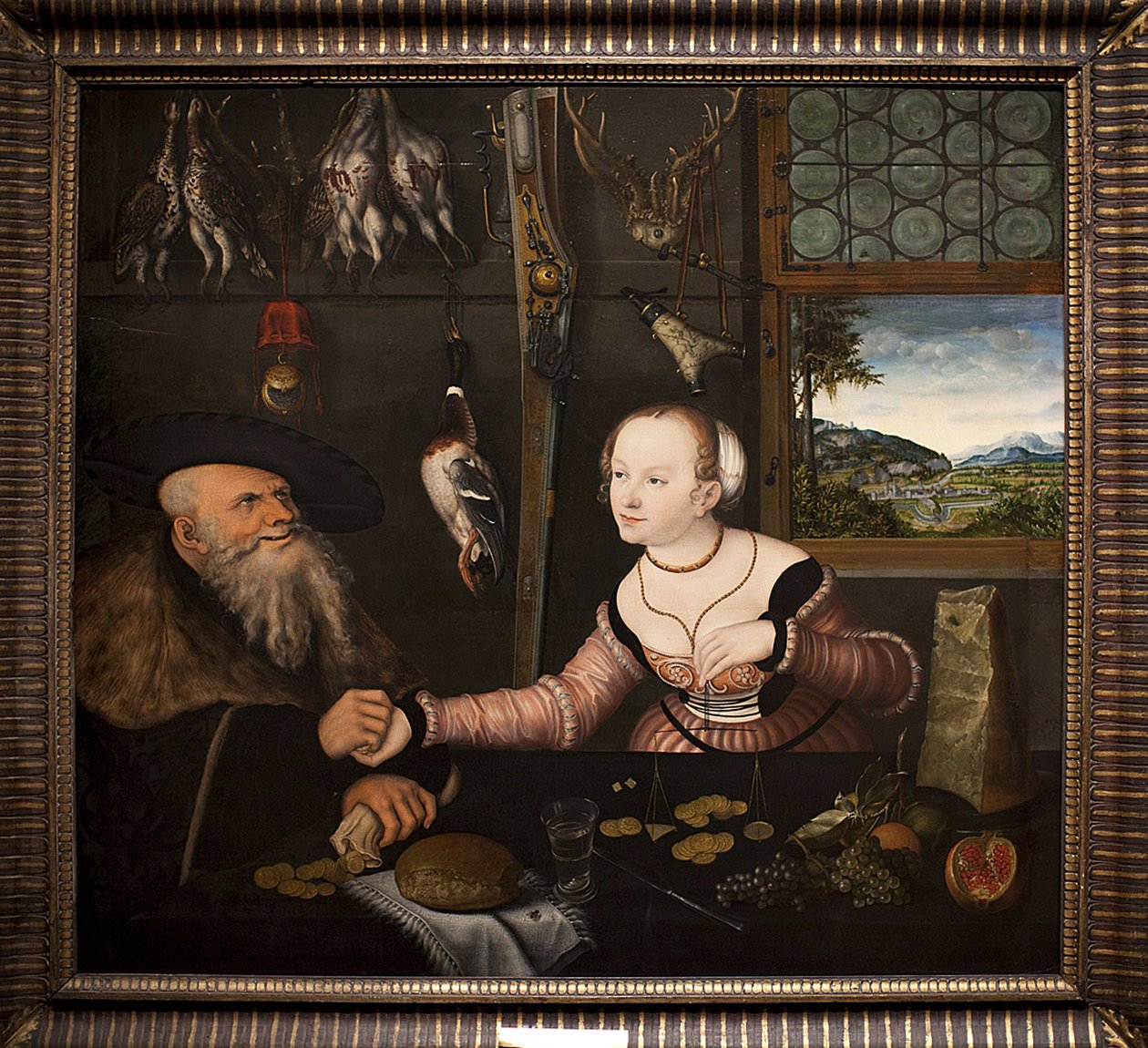 Det illa matchade paret av Lucas Cranach the Elder