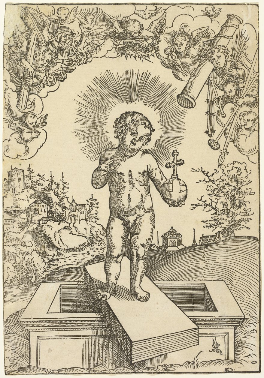 Kristusbarnet som återlösare av Lucas Cranach the Elder