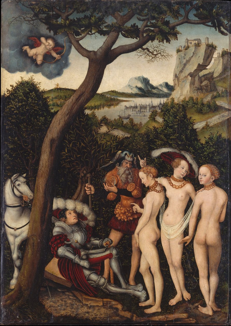 Parisdomen av Lucas Cranach the Elder