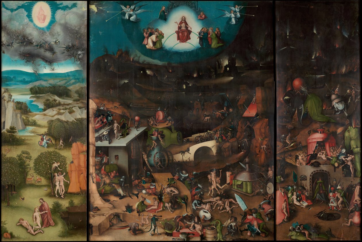 Den yttersta domen, ca 1524 av Lucas Cranach the Elder