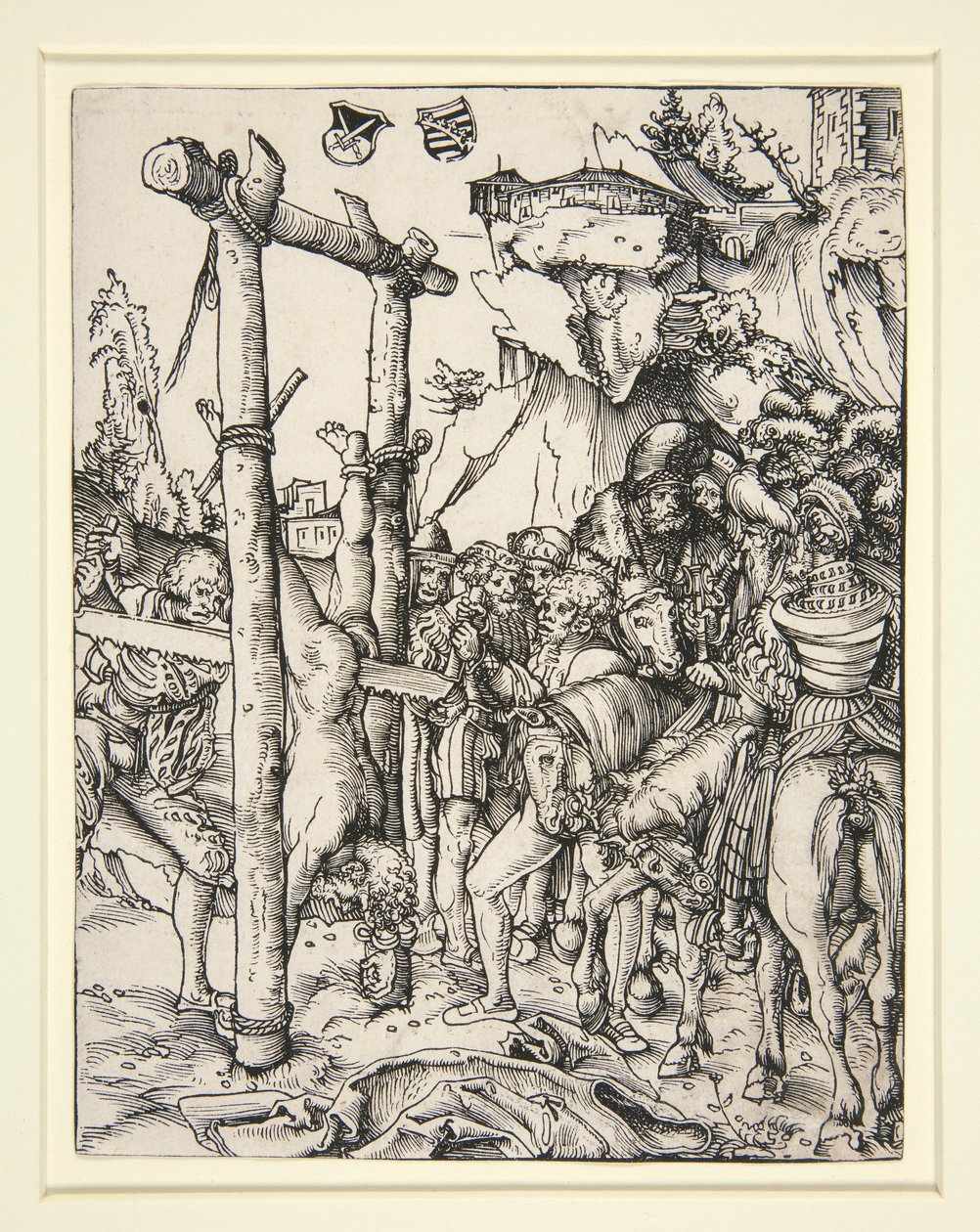 Sankt Simons martyrskap av Lucas Cranach the Elder
