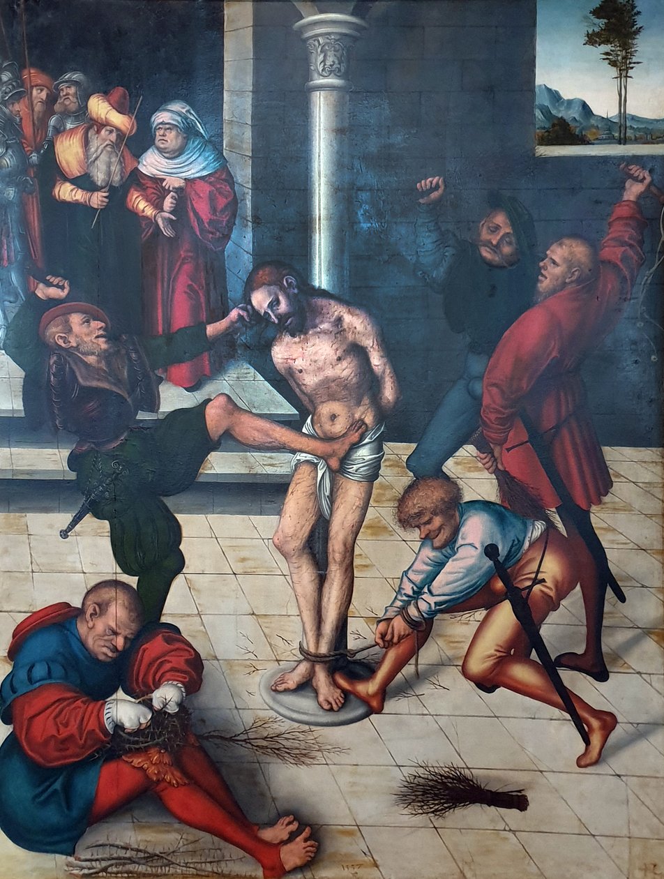 Kristi gisslande av Lucas Cranach the Elder