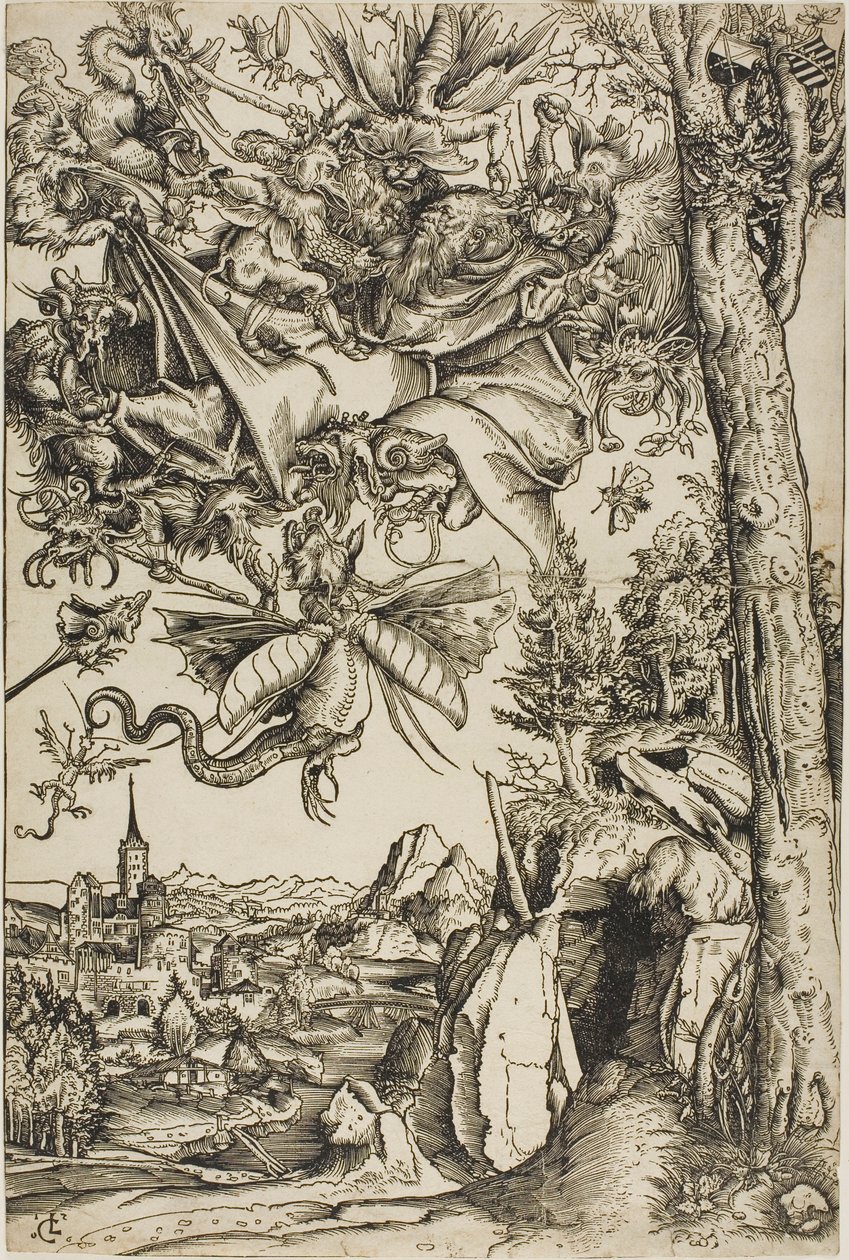 Sankt Antonius frestelse av Lucas Cranach the Elder
