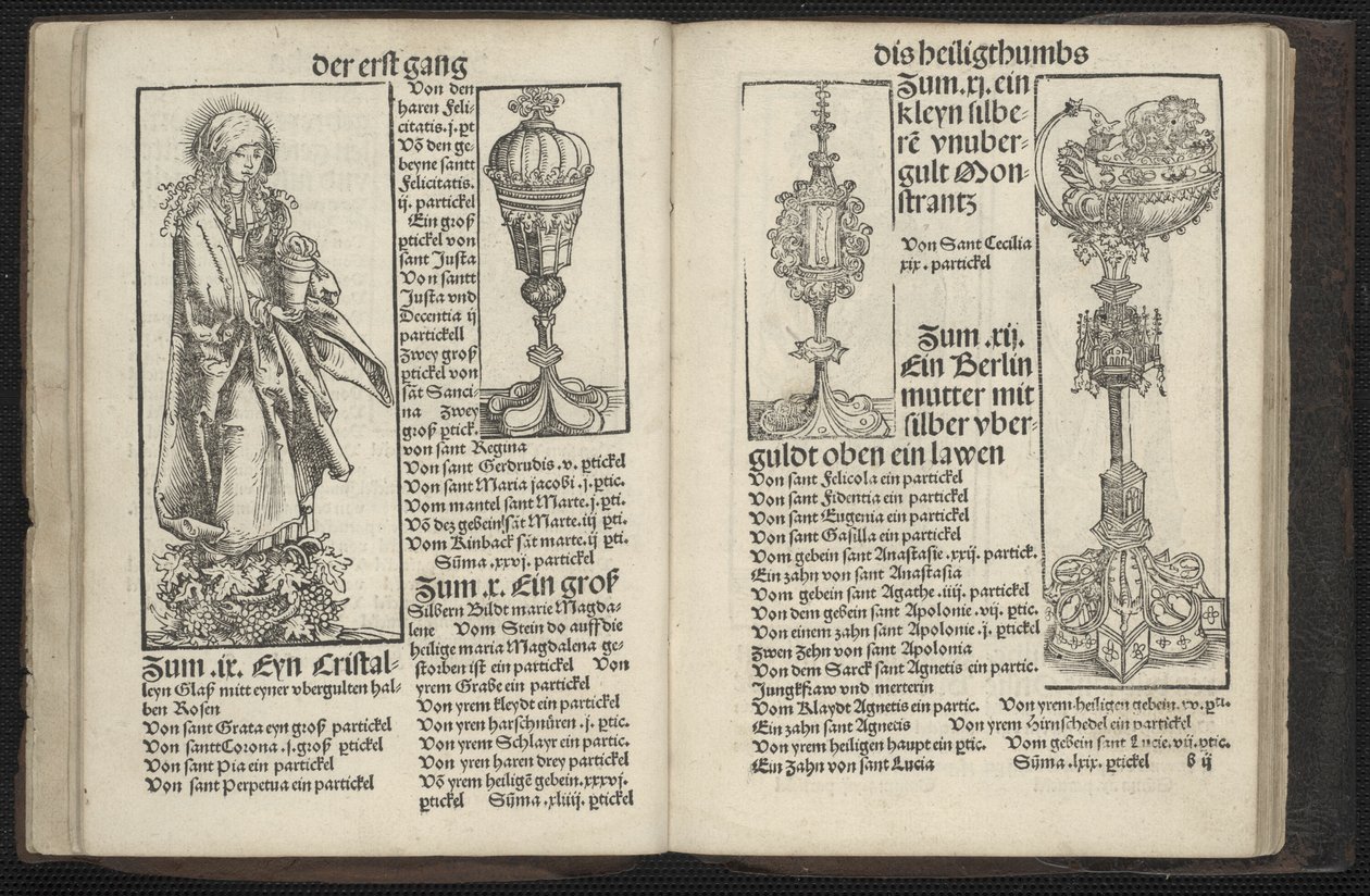 Wittenbergs relikskrinbok (Wittenberger Heiligthumsbuch) av Lucas Cranach the Elder