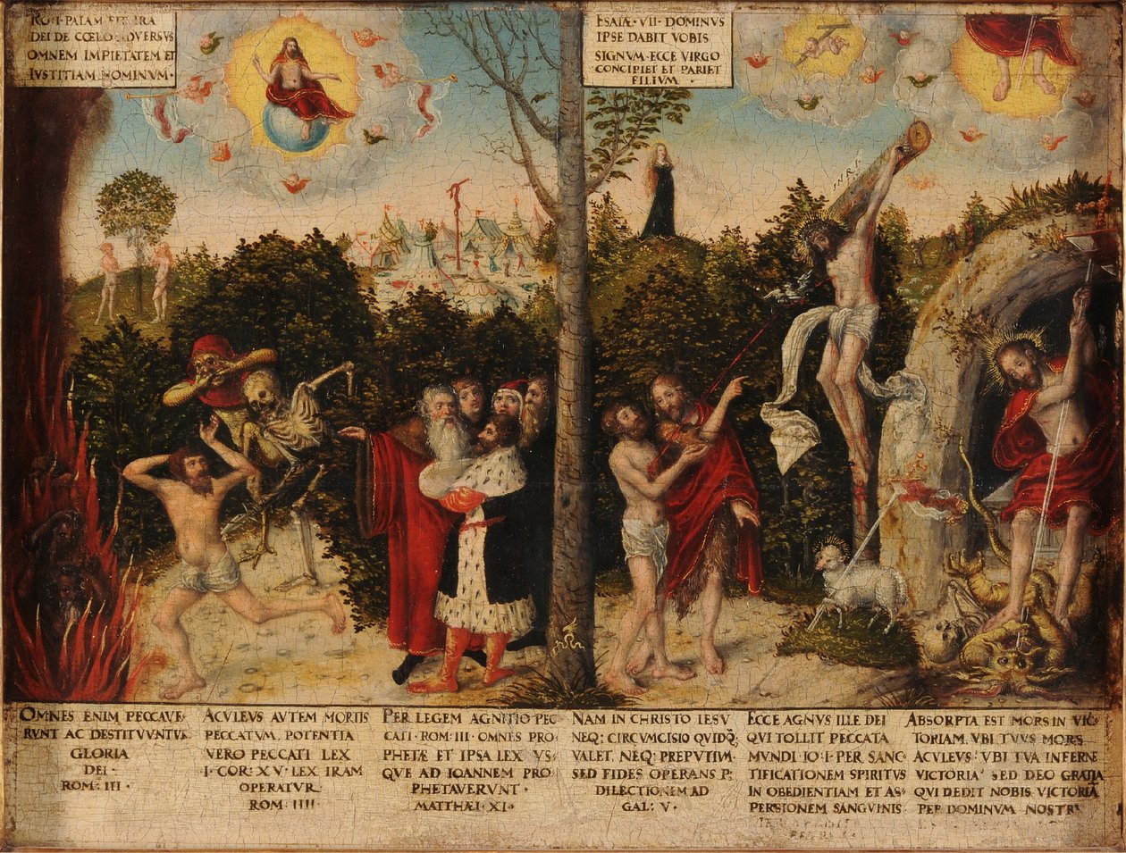 Lag och nåd av Lucas Cranach the Younger