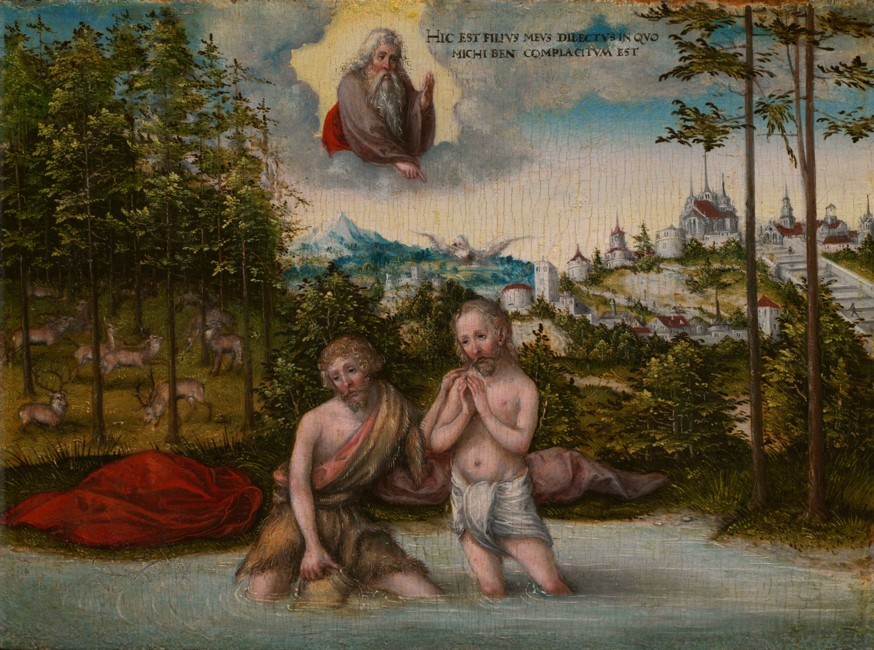 Kristi dop av Lucas Cranach the Younger
