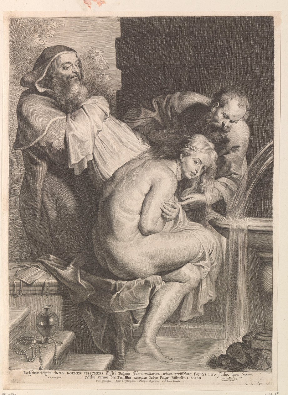 Susanna och de äldre av Lucas Vorsterman (I)