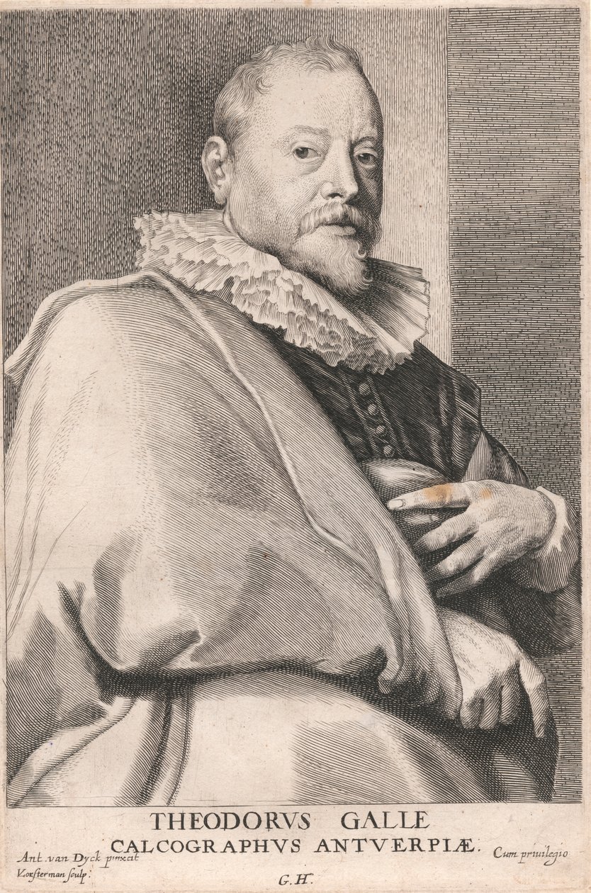 Theodore Galle, gravör i Antwerpen av Lucas Vorsterman