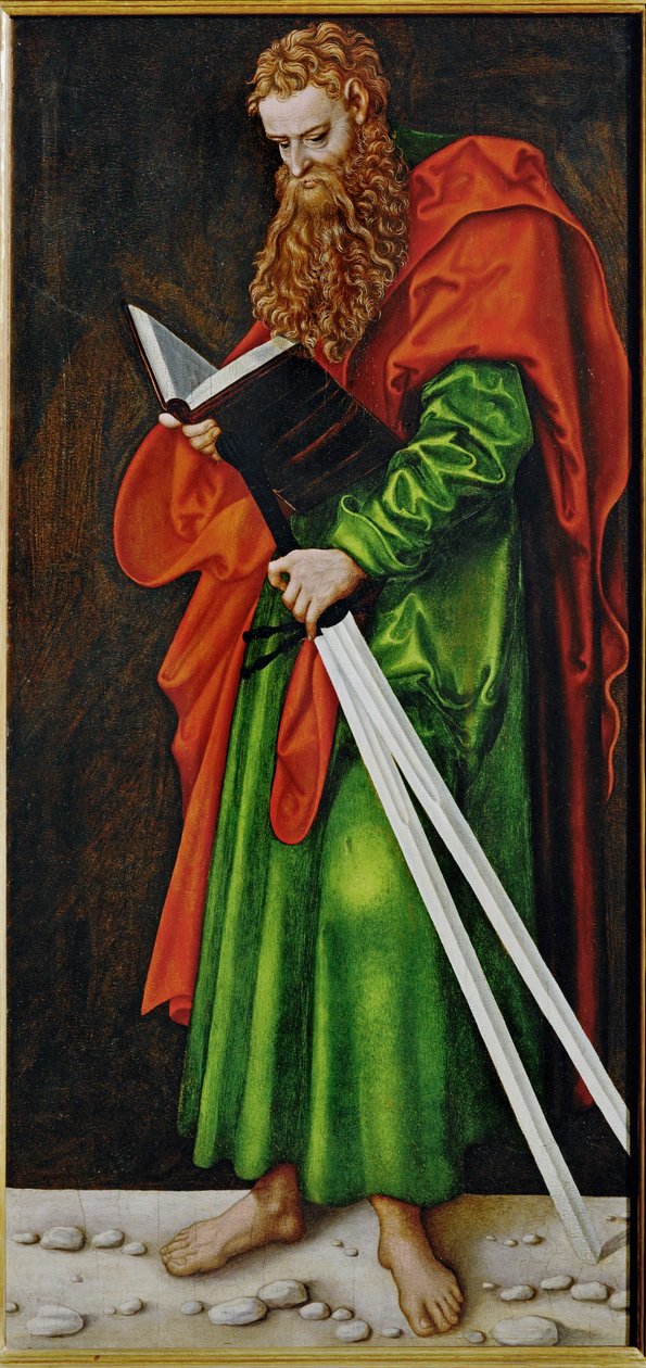 Sankt Paulus, apostel ... av Lucas the Elder Cranach
