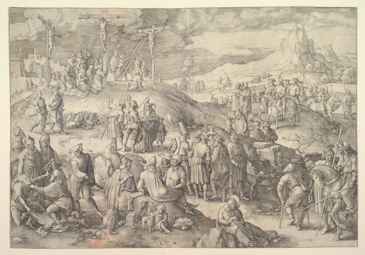 Golgata, Golgata, 1517. av Lucas van Leyden