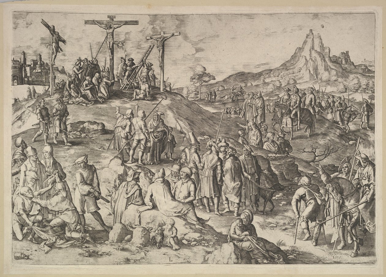 Golgata, Golgata, 1517. av Lucas van Leyden