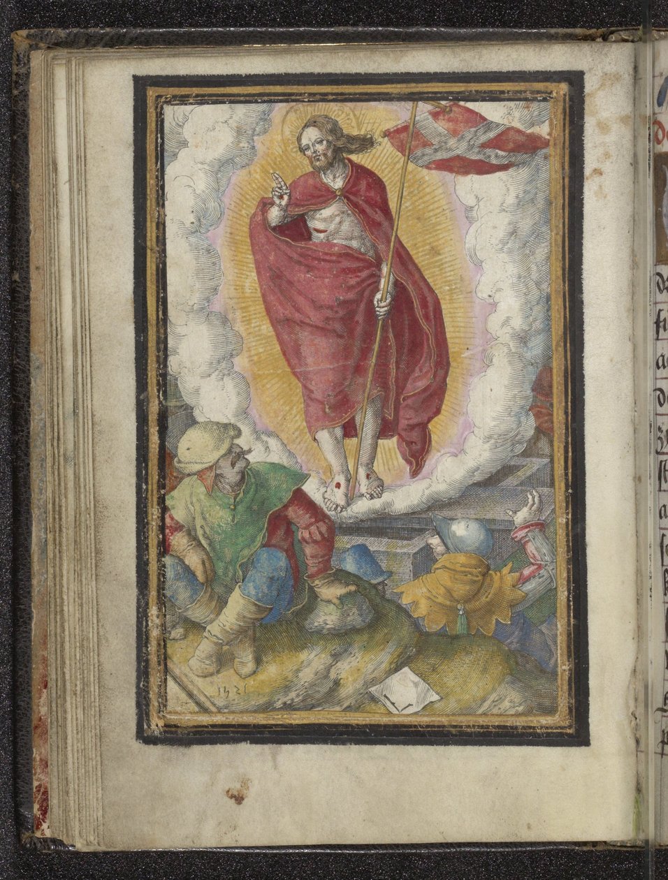 Uppståndelse Passion of Christ (serietitel) av Lucas van Leyden