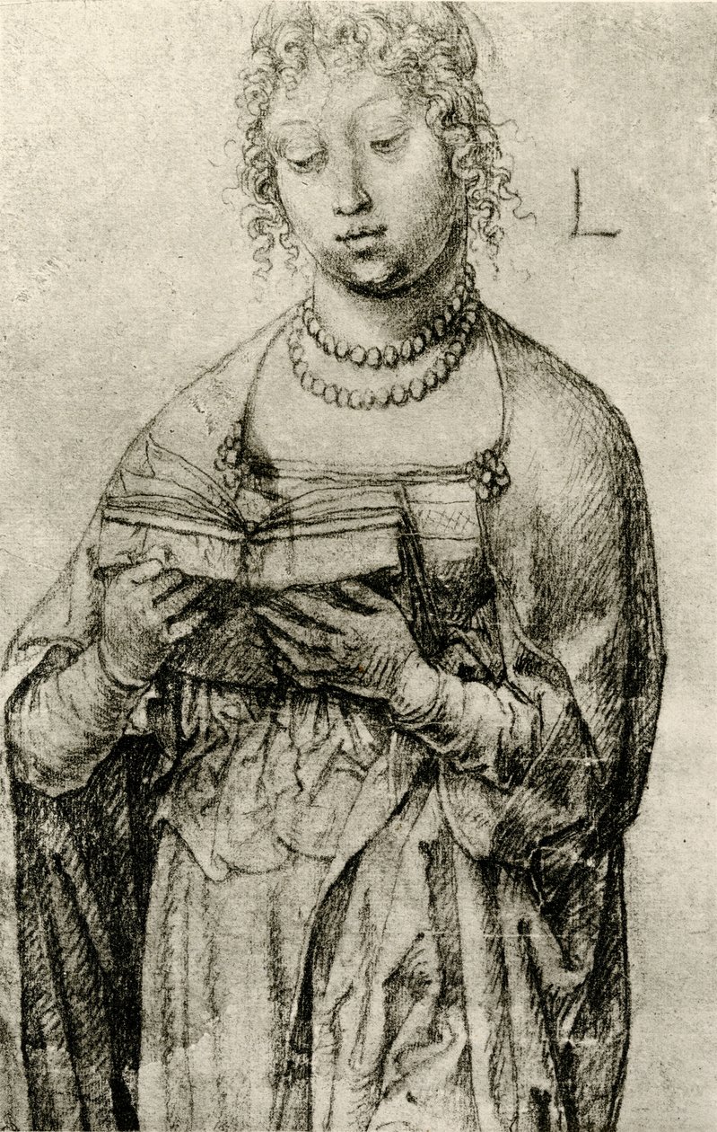 Läsande tjej av Lucas van Leyden