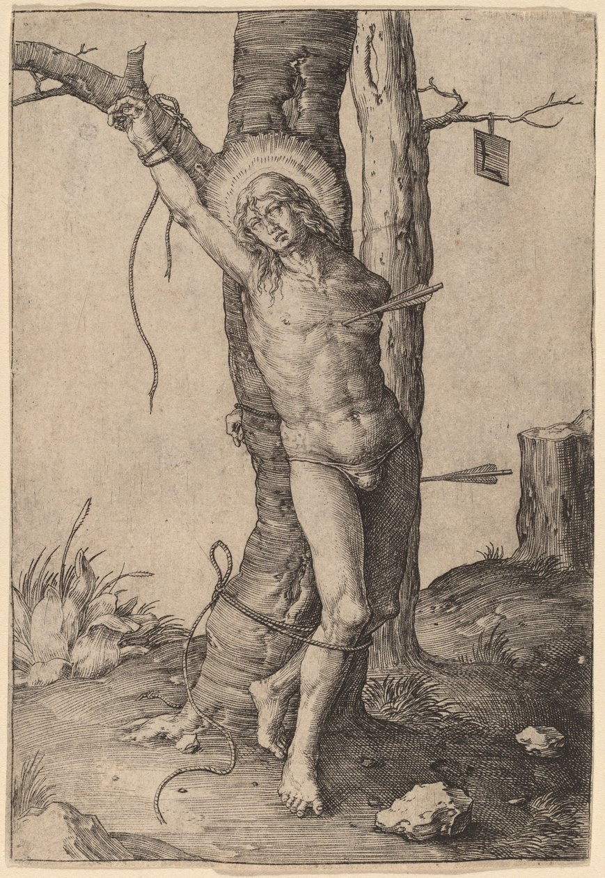 Sankt Sebastian av Lucas van Leyden