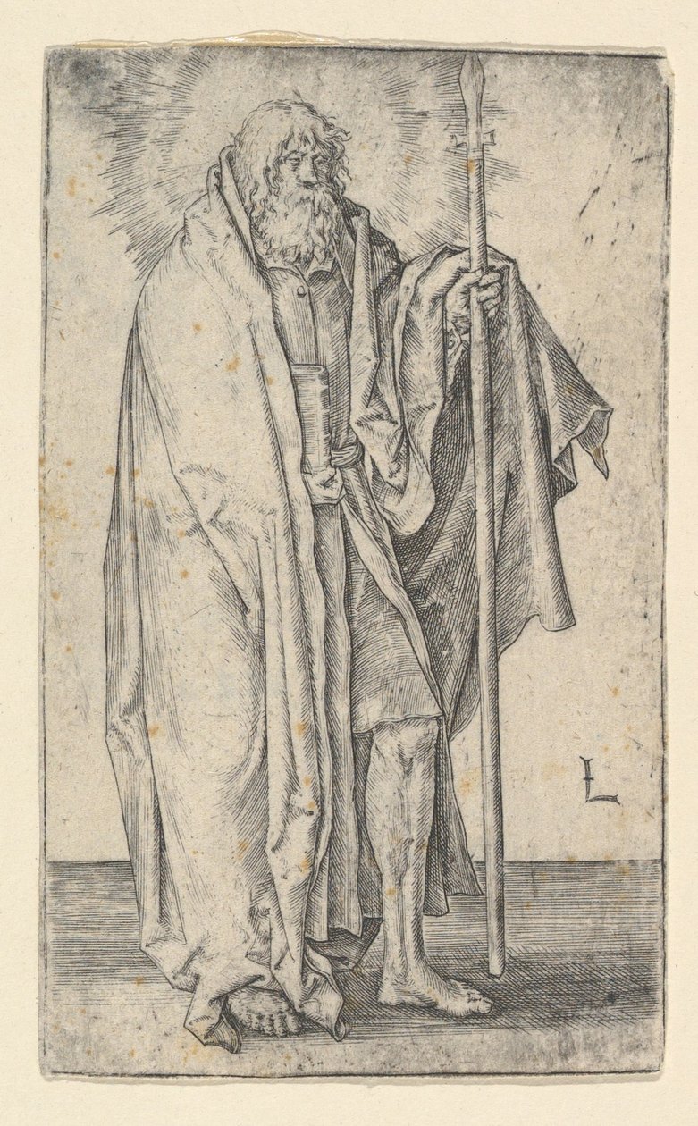 St. Thomas, ca. 1510. av Lucas van Leyden