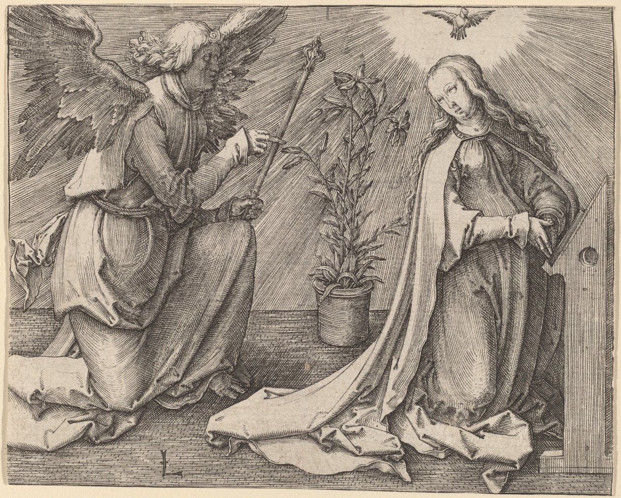 Bebådelsen av Lucas van Leyden