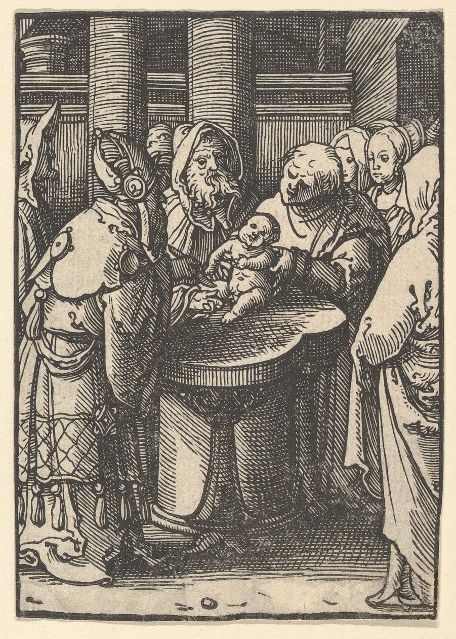 Omskärelsen, ca. 1520. av Lucas van Leyden