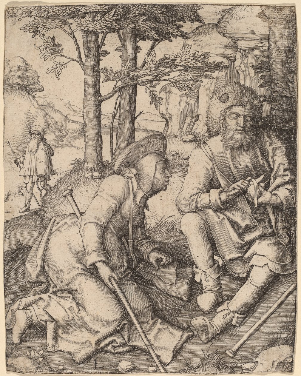 Pilgrimmerna av Lucas van Leyden