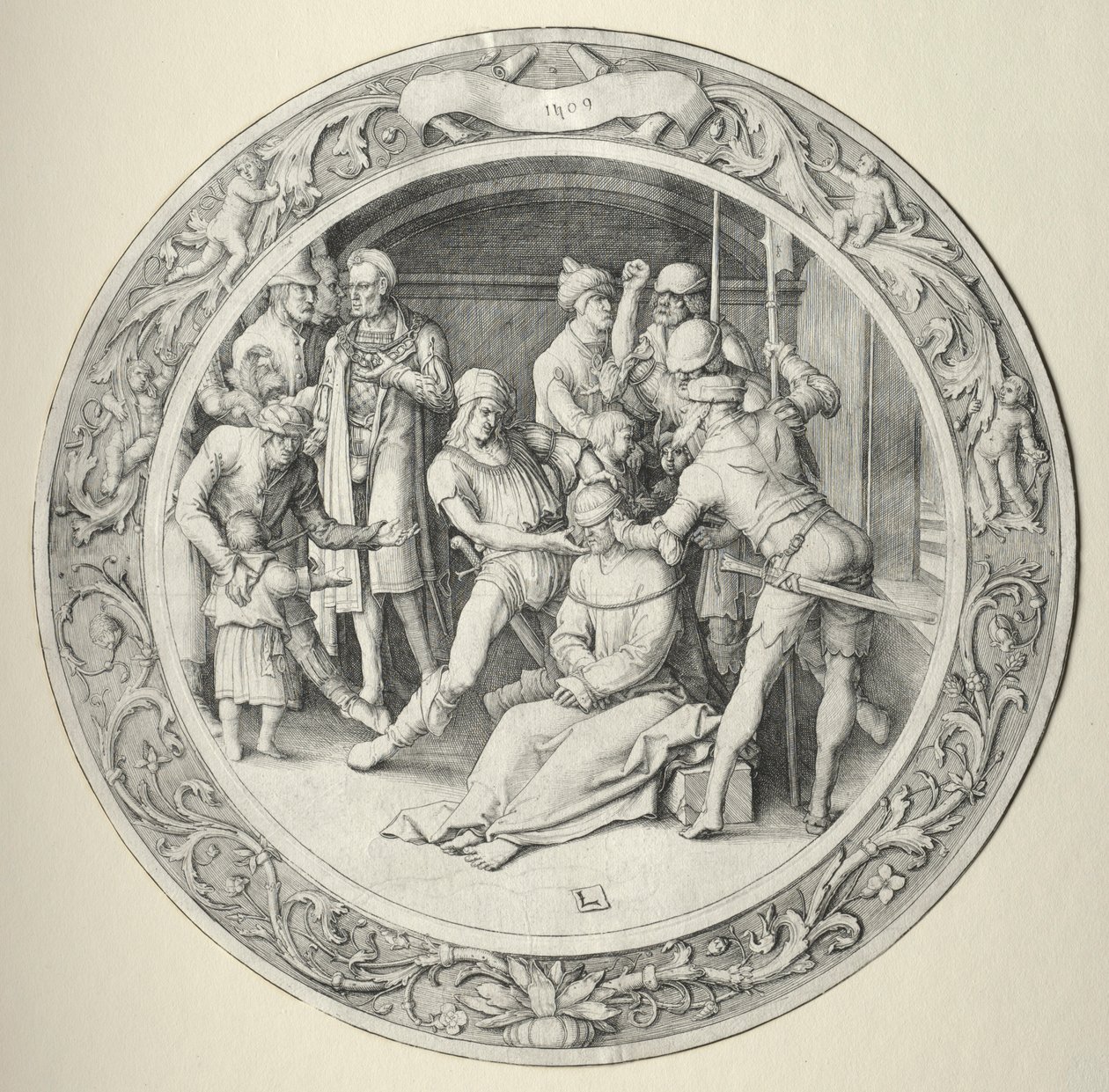 The Round Passion: Ecce Homo, 1509. av Lucas van Leyden