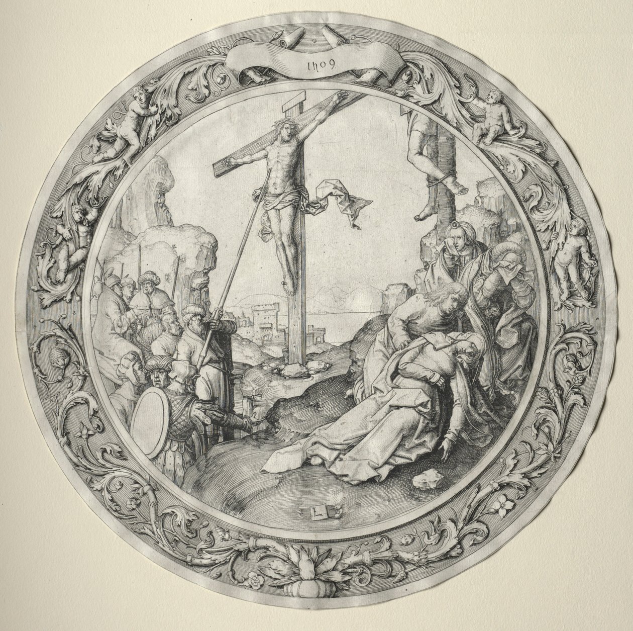 The Round Passion: The Crucifixion, 1509. av Lucas van Leyden