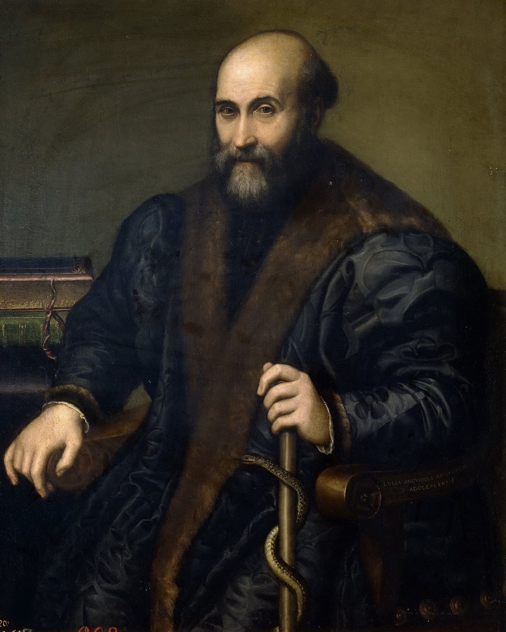 Porträtt av Pietro Manna, 1557. av Lucia Anguissola