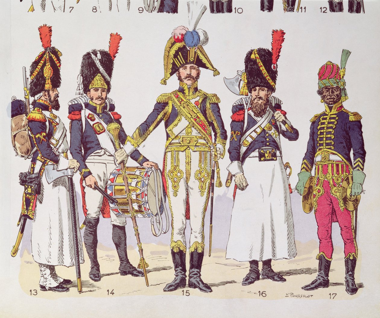 Grenadjärvakterna från det första imperiet av Lucien Rousselot