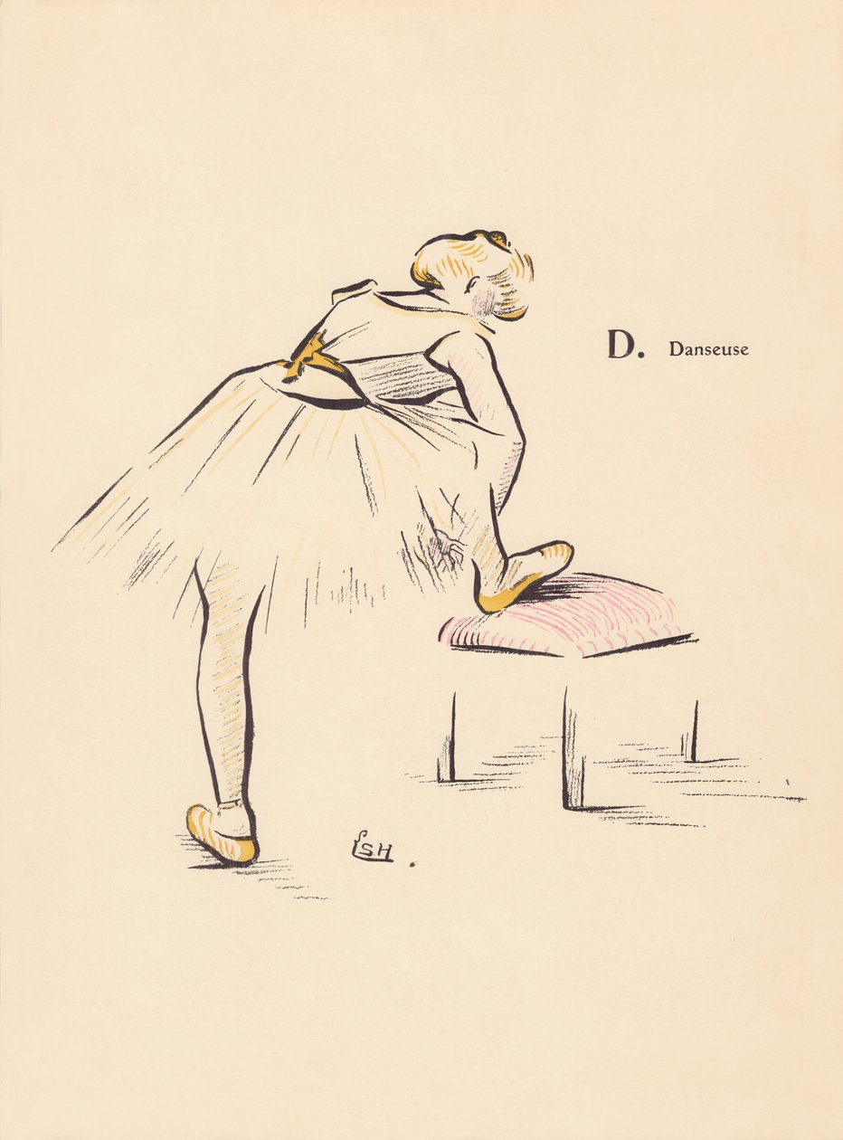 D. Dansare av Lucien L. (active 1904) Henreaux