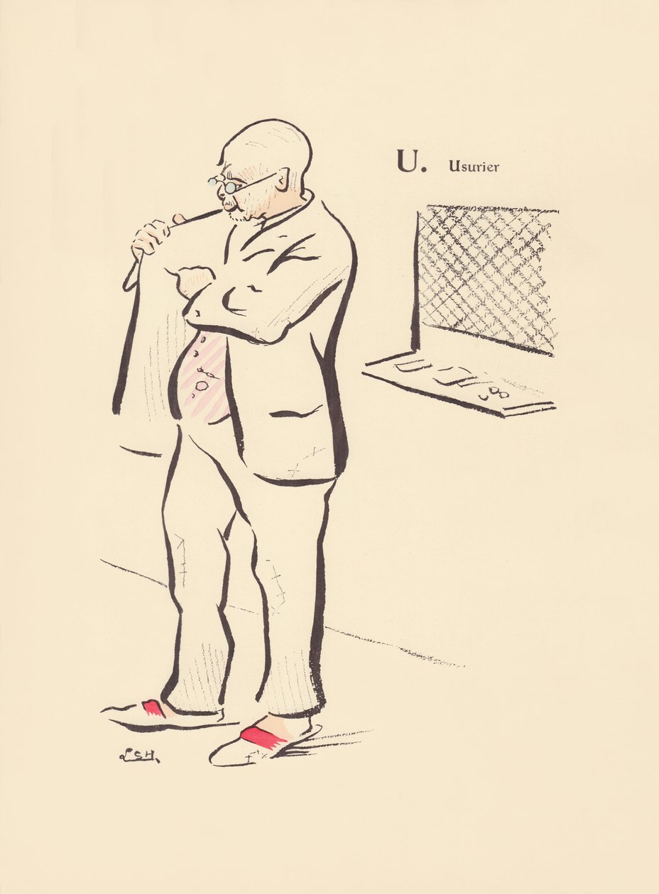 U. ockrare av Lucien L. (active 1904) Henreaux