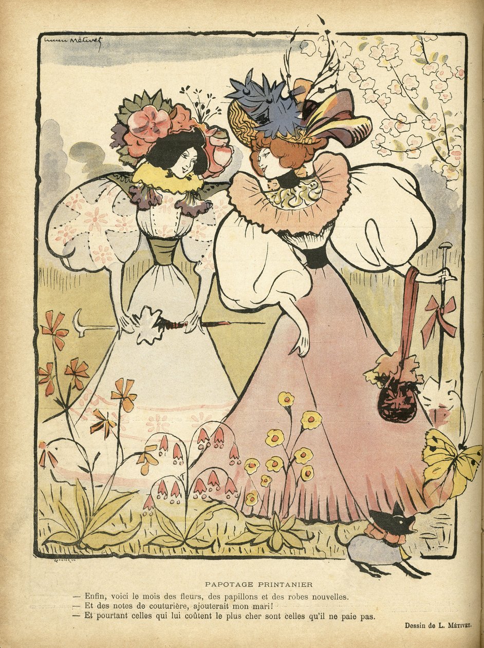 Illustration i Le Rire av Lucien Metivet