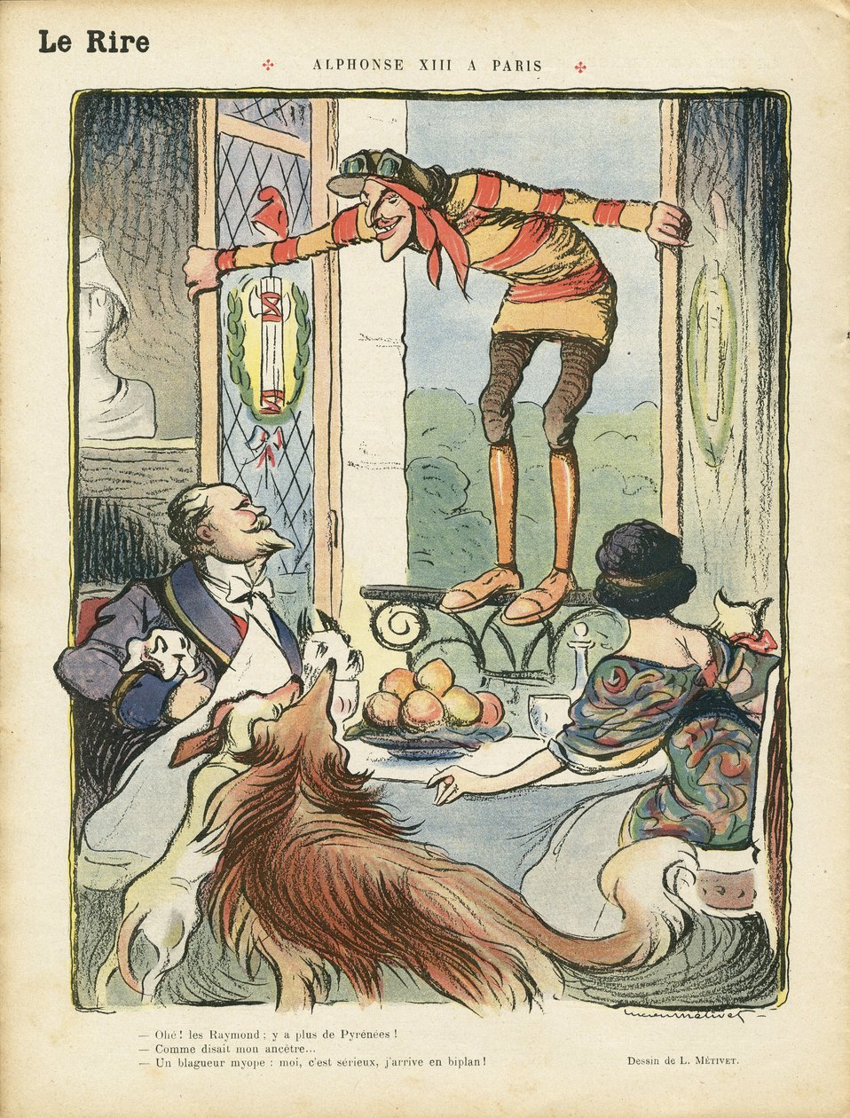 Illustration i Le Rire av Lucien Metivet