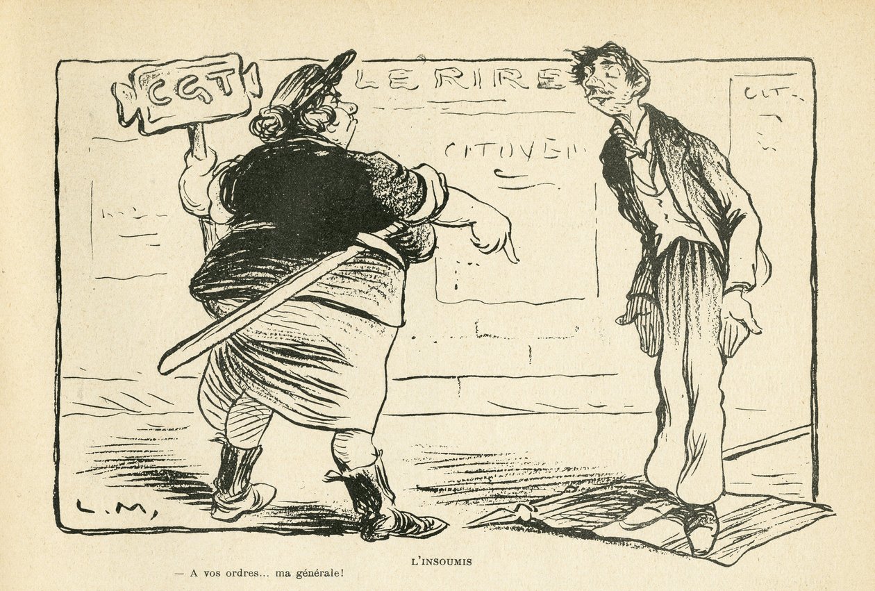 Illustration i Le Rire av Lucien Metivet
