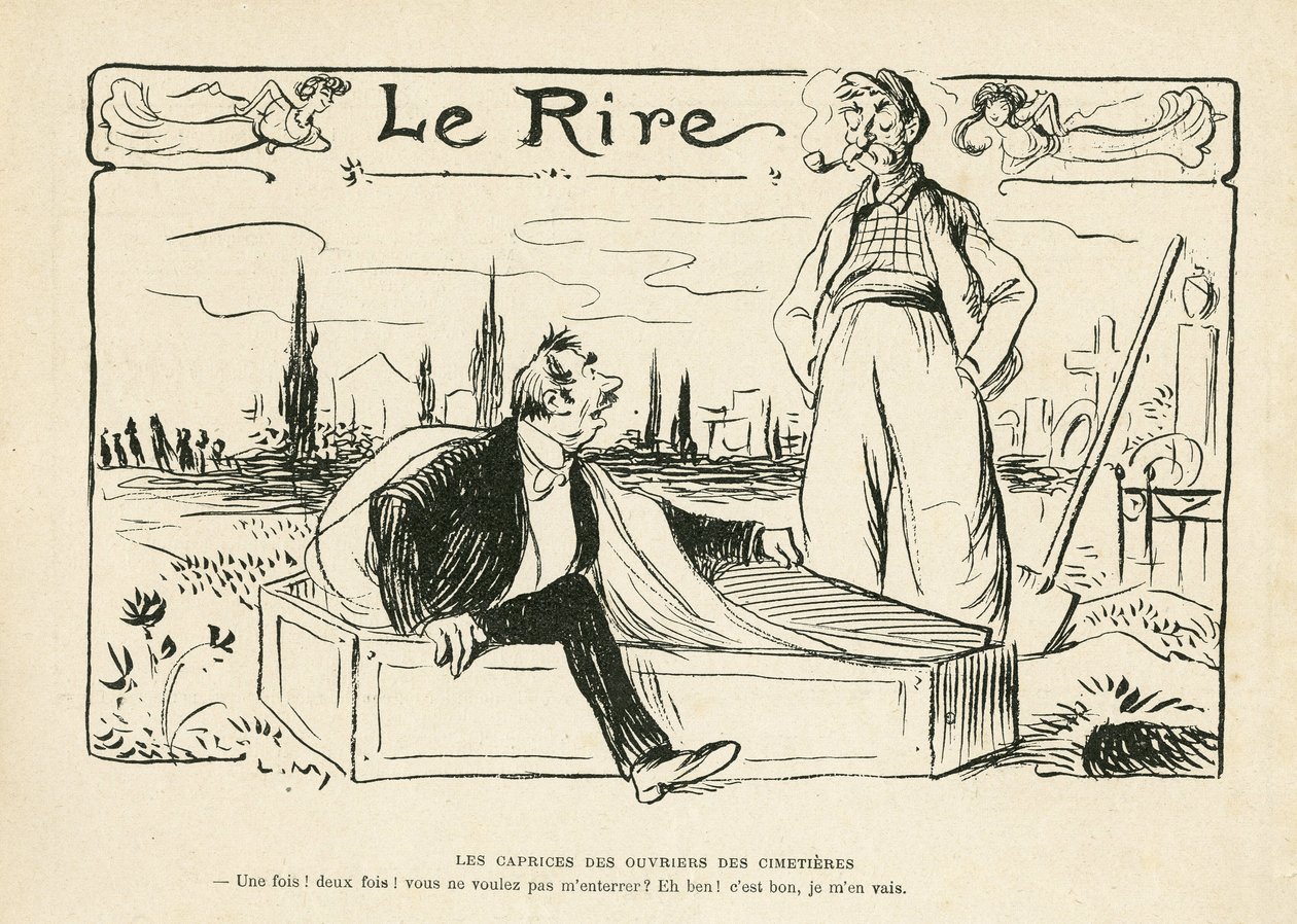 Illustration i Le Rire av Lucien Metivet