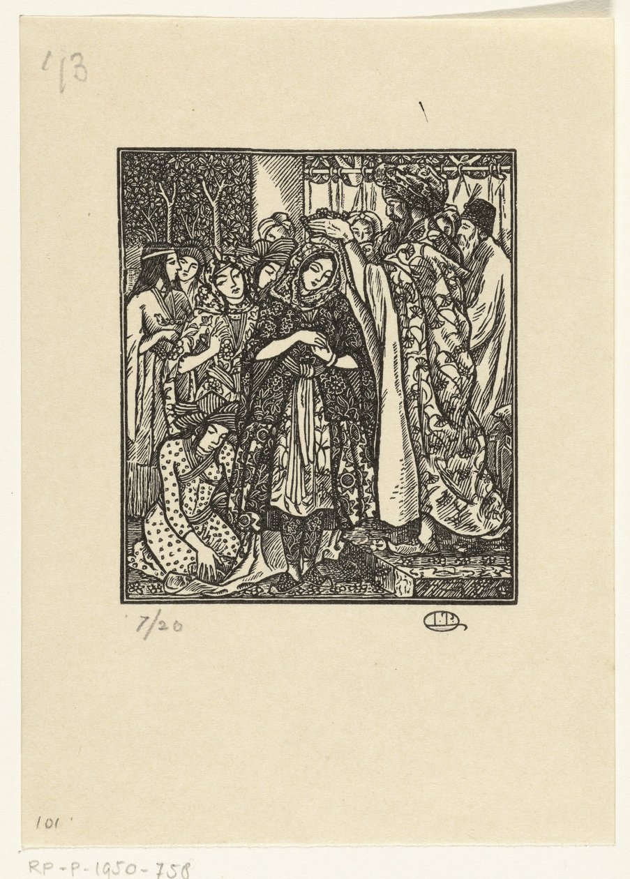 Esters kröning av Lucien Pissarro