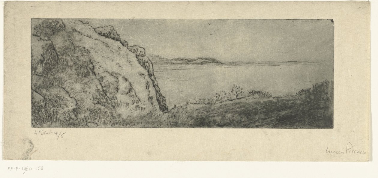 Kullar vid kusten av Lucien Pissarro