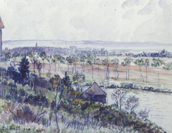 La Frette av Lucien Pissarro