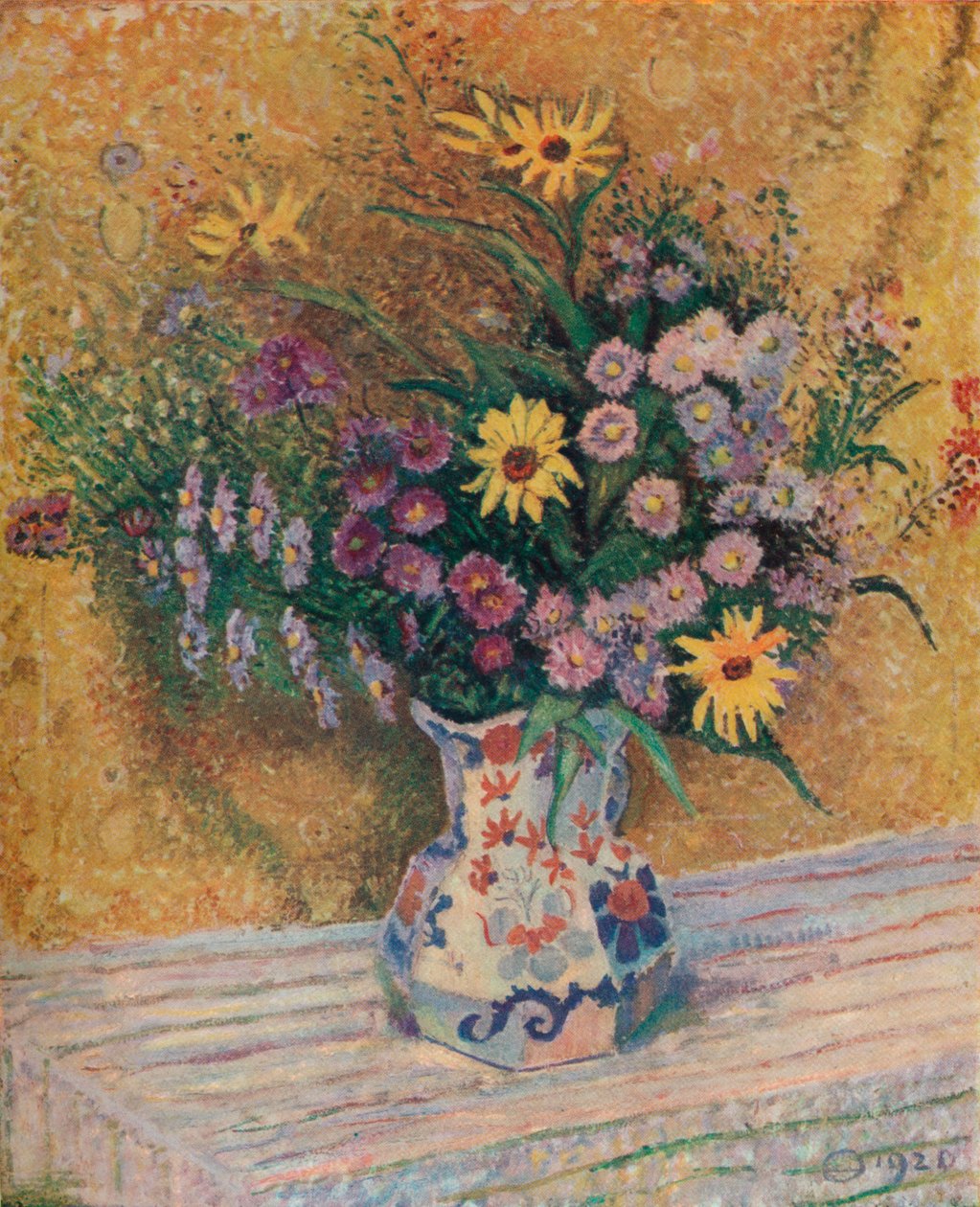 Mikaelsprästkragar, c1920 av Lucien Pissarro