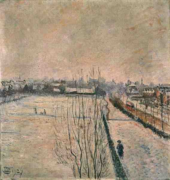 Stamford Brook, London av Lucien Pissarro