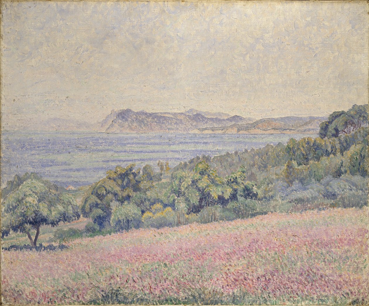 Thistles, Le Brusq, 1925 av Lucien Pissarro