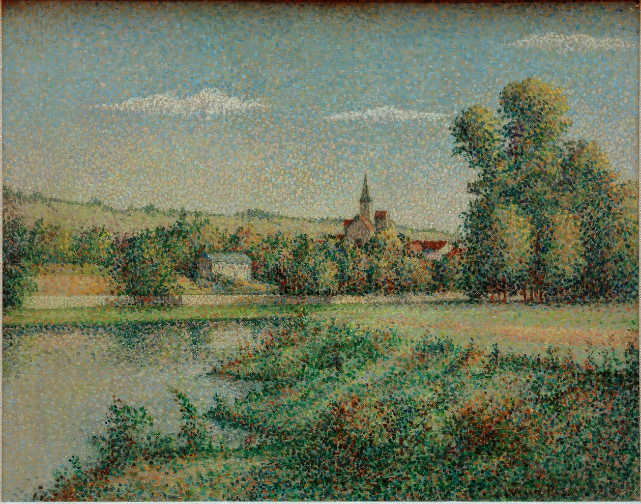 byn Ile de France av Lucien Pissarro