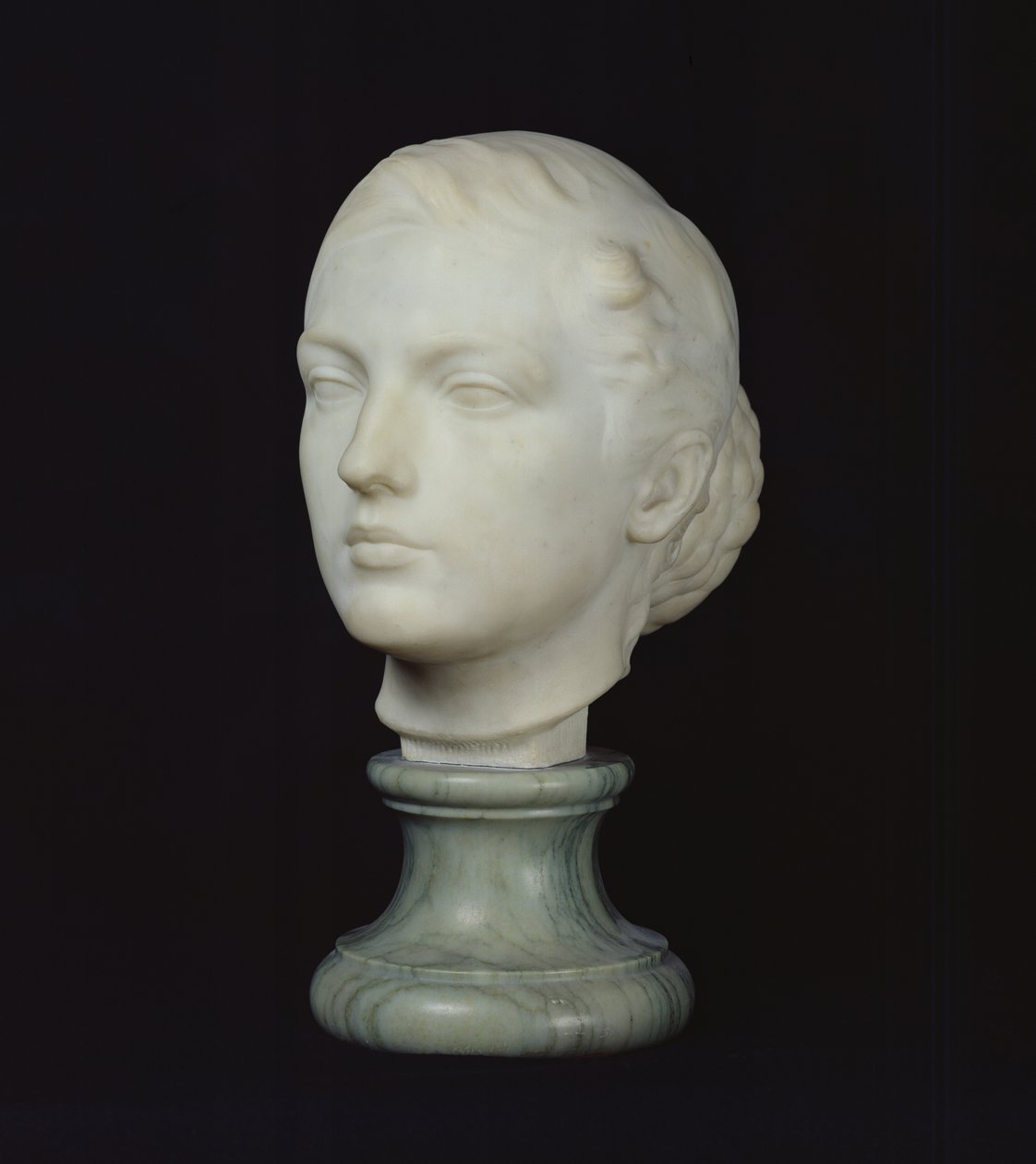 Chef för Jane Poupelet (1878-1932) 1897 (marmor) av Lucien Schnegg